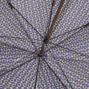 CELINE C Macadam Canvas Umbrella Nylon White Gold Auth 193721M-10