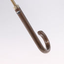 CELINE C Macadam Canvas Umbrella Nylon White Gold Auth 193721M-11