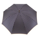 CELINE C Macadam Canvas Umbrella Nylon White Gold Auth 193721M-2
