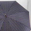 CELINE C Macadam Canvas Umbrella Nylon White Gold Auth 193721M-4