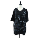 FENDI TShirt Cotton M Black Auth 193725M-1