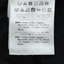 FENDI TShirt Cotton M Black Auth 193725M-15