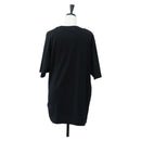 FENDI TShirt Cotton M Black Auth 193725M-2