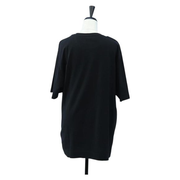 FENDI TShirt Cotton M Black Auth 193725M