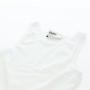 FENDI Zucca Canvas One Piece Shirt White Auth 193726M-15