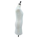 FENDI Zucca Canvas One Piece Shirt White Auth 193726M-4