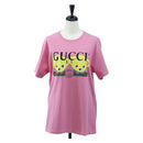 GUCCI TShirt Teddy Bear cotton XXS Pink Auth 193727M-1