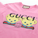 GUCCI TShirt Teddy Bear cotton XXS Pink Auth 193727M-6