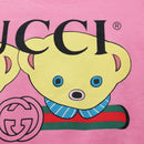 GUCCI TShirt Teddy Bear cotton XXS Pink Auth 193727M-8