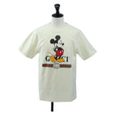 GUCCI GUCCIxDisney Mickey Mouse Short-Sleeved T-shirt Cotton White Auth 193728M-1