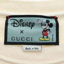 GUCCI GUCCIxDisney Mickey Mouse Short-Sleeved T-shirt Cotton White Auth 193728M-10