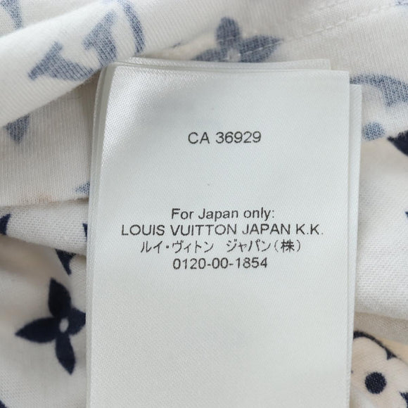 LOUIS VUITTON Monogram Escal Printed T-Shirt S White LV Auth 193729M
