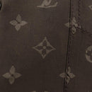 LOUIS VUITTON Short-Sleeved Shirt Silk 40 Brown LV Auth 193730M-10