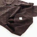 LOUIS VUITTON Short-Sleeved Shirt Silk 40 Brown LV Auth 193730M-18