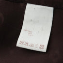 LOUIS VUITTON Short-Sleeved Shirt Silk 40 Brown LV Auth 193730M-19