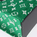 LOUIS VUITTON Monogram Jacquard Velvet On The Go PM Green M46216 Auth 193752SAM-9