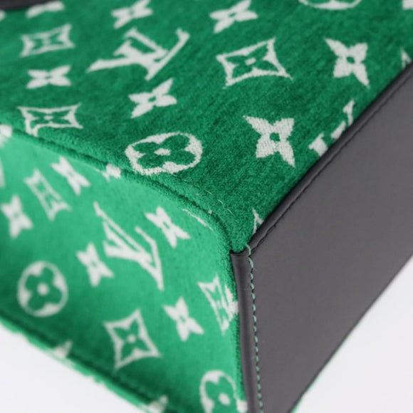 LOUIS VUITTON Monogram Jacquard Velvet On The Go PM Green M46216 Auth 193752SAM