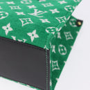 LOUIS VUITTON Monogram Jacquard Velvet On The Go PM Green M46216 Auth 193752SAM-14