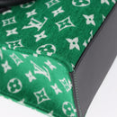LOUIS VUITTON Monogram Jacquard Velvet On The Go PM Green M46216 Auth 193752SAM-15