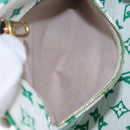 LOUIS VUITTON Monogram Jacquard Velvet On The Go PM Green M46216 Auth 193752SAM-22