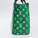 LOUIS VUITTON Monogram Jacquard Velvet On The Go PM Green M46216 Auth 193752SAM-3