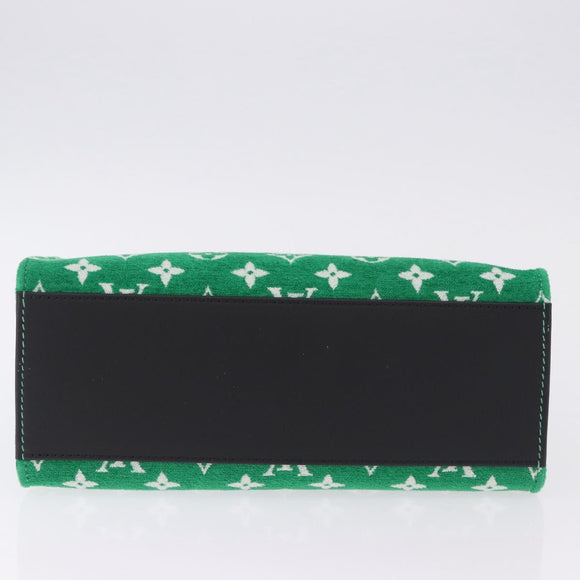 LOUIS VUITTON Monogram Jacquard Velvet On The Go PM Green M46216 Auth 193752SAM