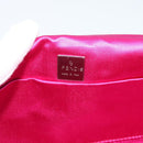 FENDI Mamma Baguette Shoulder Bag Leather Blue Silver Auth 193754V-15