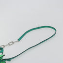 LOUIS VUITTON Taurillon Clemence Illusion Sac Plat XS Green M81221 Auth 193755SM-15