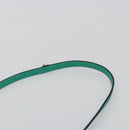 LOUIS VUITTON Taurillon Clemence Illusion Sac Plat XS Green M81221 Auth 193755SM-16