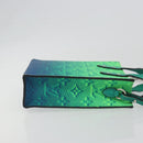 LOUIS VUITTON Taurillon Clemence Illusion Sac Plat XS Green M81221 Auth 193755SM-3
