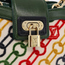 LOUIS VUITTON Monogram Charm Mini Linda Hand Bag Multicolor LV Auth 193756SM-18