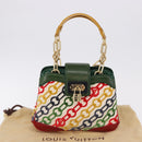 LOUIS VUITTON Monogram Charm Mini Linda Hand Bag Multicolor LV Auth 193756SM-12