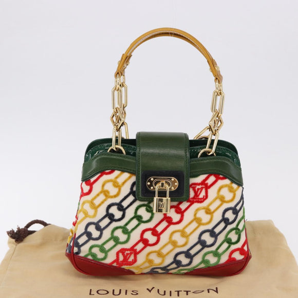 LOUIS VUITTON Monogram Charm Mini Linda Hand Bag Multicolor LV Auth 193756SM