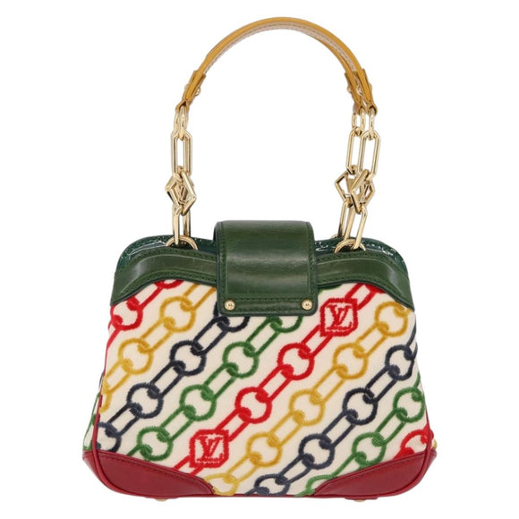 LOUIS VUITTON Monogram Charm Mini Linda Hand Bag Multicolor LV Auth 193756SM