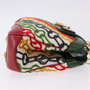 LOUIS VUITTON Monogram Charm Mini Linda Hand Bag Multicolor LV Auth 193756SM-3
