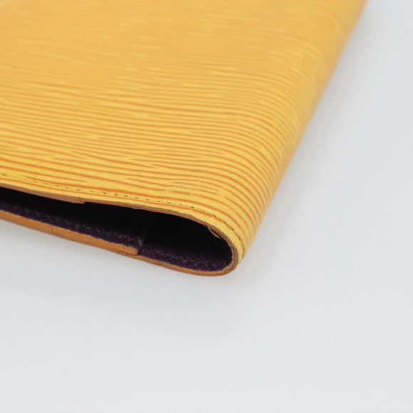 LOUIS VUITTON Epi Agenda PM Day Planner Cover Yellow R20059 LV Auth 193758