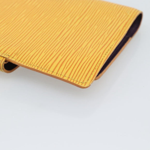 LOUIS VUITTON Epi Agenda PM Day Planner Cover Yellow R20059 LV Auth 193758