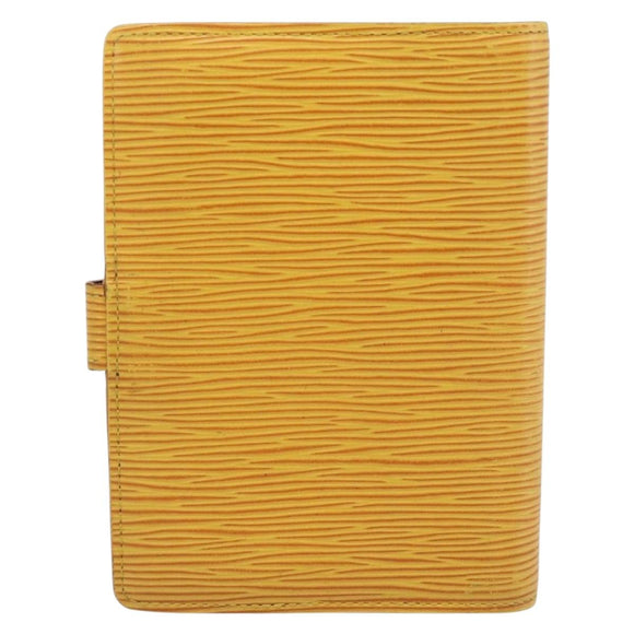 LOUIS VUITTON Epi Agenda PM Day Planner Cover Yellow R20059 LV Auth 193758