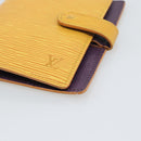 LOUIS VUITTON Epi Agenda PM Day Planner Cover Yellow R20059 LV Auth 193758-7