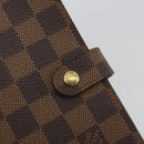 LOUIS VUITTON Damier Ebene Agenda PM Day Planner Cover R20029 LV Auth 193759-17