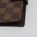 LOUIS VUITTON Damier Ebene Agenda PM Day Planner Cover R20029 LV Auth 193759-7