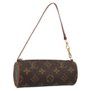 LOUIS VUITTON Monogram Papillon Pouch LV Auth 193760V-1