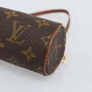 LOUIS VUITTON Monogram Papillon Pouch LV Auth 193760V-9