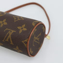 LOUIS VUITTON Monogram Papillon Pouch LV Auth 193760V-15