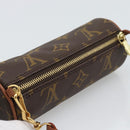 LOUIS VUITTON Monogram Papillon Pouch LV Auth 193760V-6