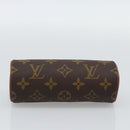 LOUIS VUITTON Monogram Papillon Pouch LV Auth 193760V-5