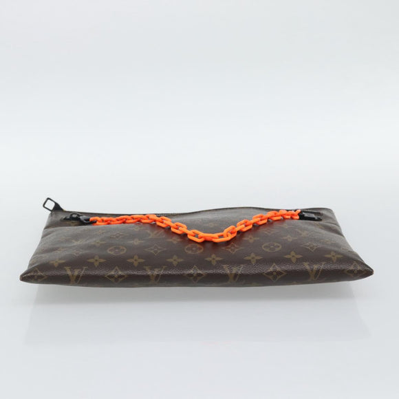 LOUIS VUITTON Solar Powered Ray Pochette A4 Clutch Bag M44484 LV Auth 193761V