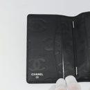 CHANEL Matelasse Cambon Line Day Planner Cover Leather Black CC Auth 193764M-18