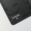 CHANEL Matelasse Cambon Line Day Planner Cover Leather Black CC Auth 193764M-19