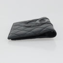 CHANEL Matelasse Cambon Line Day Planner Cover Leather Black CC Auth 193764M-5
